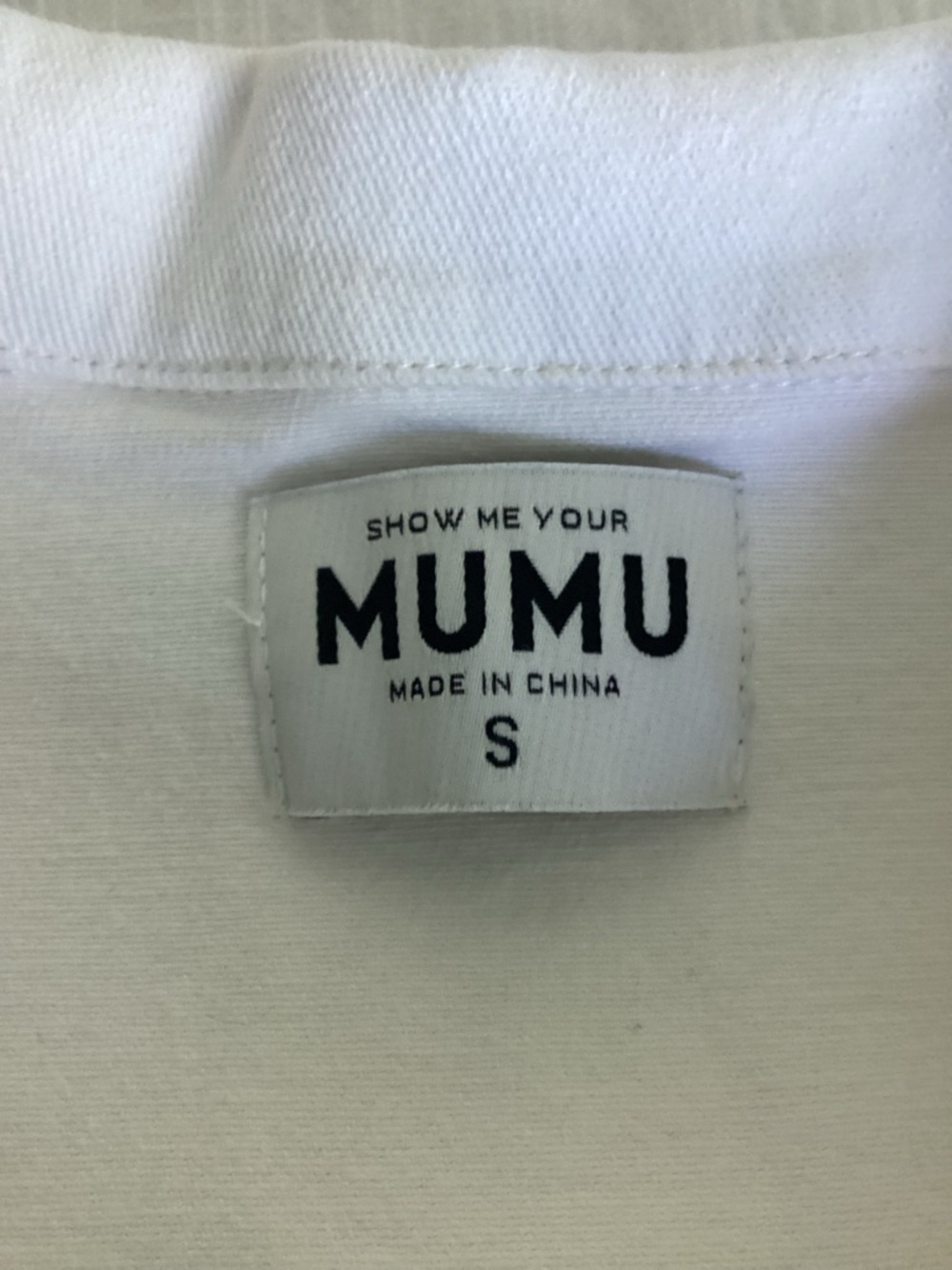 Show Me Your MuMu Outlaw Romper Size Small Pearly White Belted Utility Zip Front - Picture 9 of 13